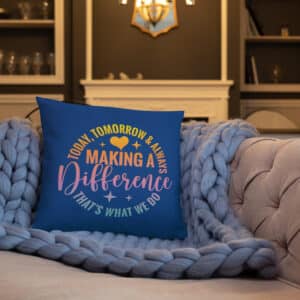 Making A Difference Basic Pillow