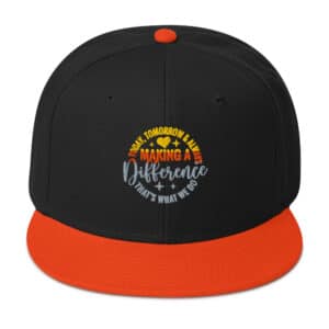 Making A Difference Snapback Hat