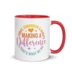 Making A Difference Mug with Color Inside